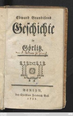 Edward Grandisons Geschichte in Görlitz