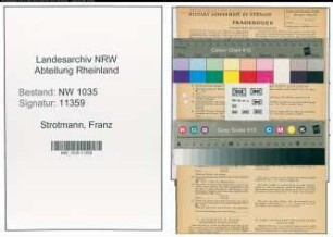 Entnazifizierung Franz Strotmann , geb. 06.04.1889 (Kaufmaennischer Angestellter)
