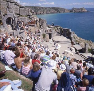 Großbritannien. Porthcurno. Freilichttheater Minack an der Südküste Cornwalls