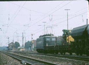 Vaihingen/Enz-Nord Lok 150 113 Güterzug Einfahrsignal
