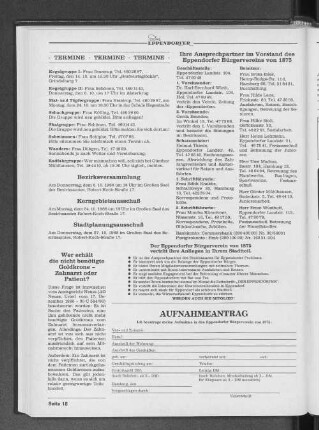 Bezirksversammlung