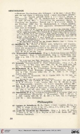 Philosophie (Nr. 485-522)
