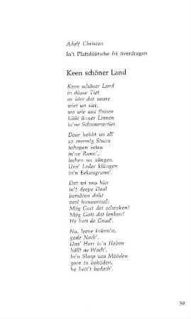 Keen schöner Land