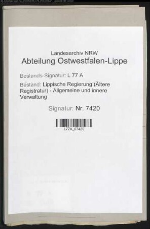 Abrechnung der geleisteten Kriegsfuhren, Bd. 1