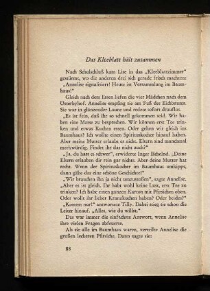 Das Kleeblatt hält zusammen