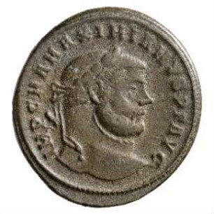 Münze, Follis, 298 - 299 n. Chr.
