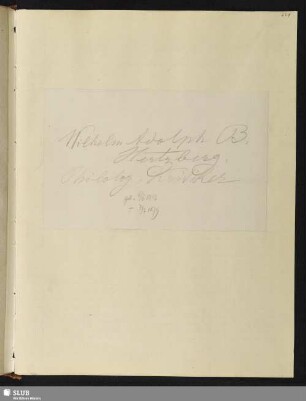 Nr. 151-155. Hertzberg, Wilhelm Adolf Boguslaw