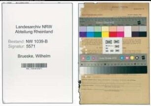 Entnazifizierung Wilhelm Brueske , geb. 03.03.1904 (Polizist)