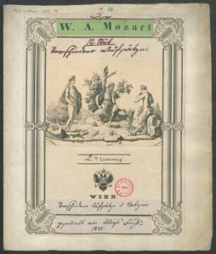 (14) [Über] W. A. Mozart. Verschiedner Aufsätze und Notizen 2.te Lieferung [...] gesammelt von Aloys Fuchs 1840
