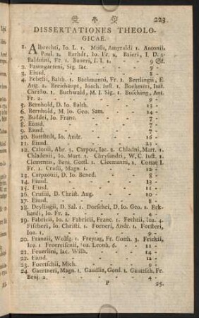 Dissertationes Theologicae