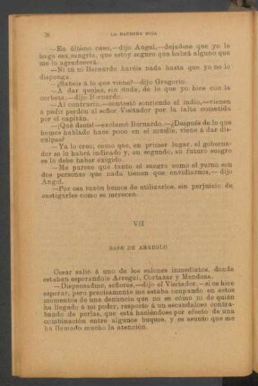 VII - Base de arreglo