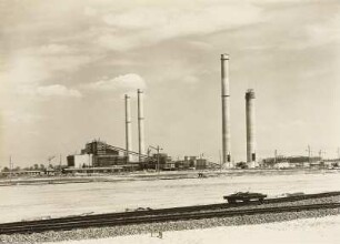 Lübbenau, Großkraftwerk im Bau