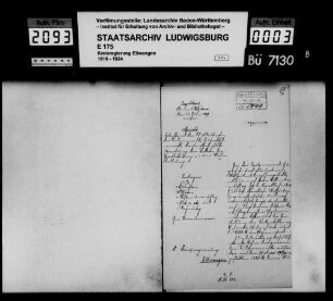 Schuldenwesen der Teilgemeinde Hägerhof, Gemeindebezirk Kaisersbach
