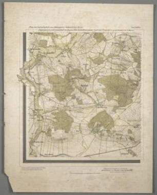 Südwestliches Viertel [Plan des Schlachtfeldes von Königgrätz]