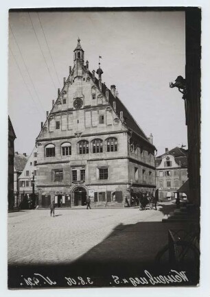 Altes Rathaus, Weißenburg/Bayern: Außenansicht
