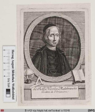 Bildnis Nicolas de Malebranche