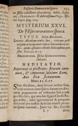 253-264, Mysterium XXVI - XXXI