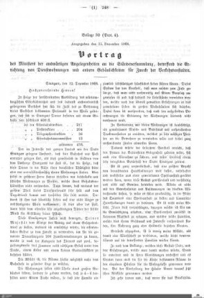 Beilagen zu Protokoll, 4. Sitzung