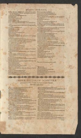 Index Dictorum Scripturae