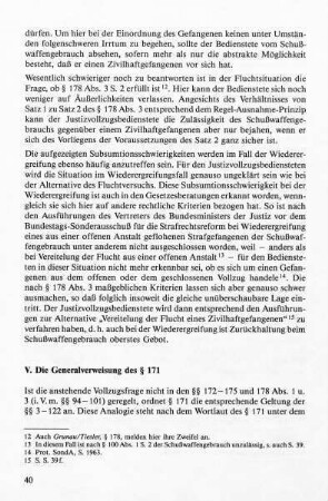 40-71, V. Die Generalverweisung des § 171