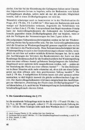 40-71, V. Die Generalverweisung des § 171