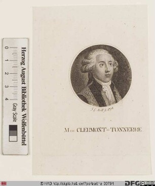 Bildnis Stanislas-Marie-Adelaide de Clermont-Tonnerre