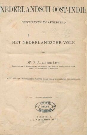 Nederlandsch Oost-Indie : beschreven en afgebeeld voor het Nederlandsche volk