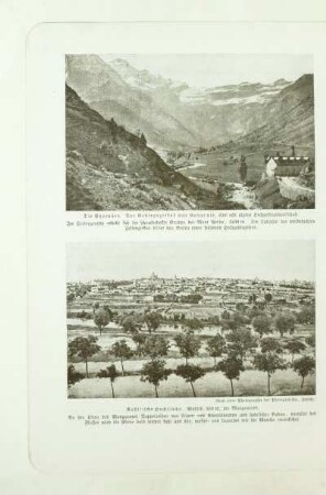 Die Pyrenäen. Der Gebirgszirkus von Gavarnie, eine echt alpine Hochgebirgslandschaft
