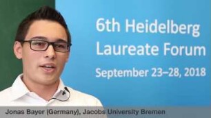 6th HLF – Interviews with young researchers: Jonas Bayer