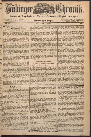 5. Dezember (Nro. 285) - 8. Dezember (Nro. 287)