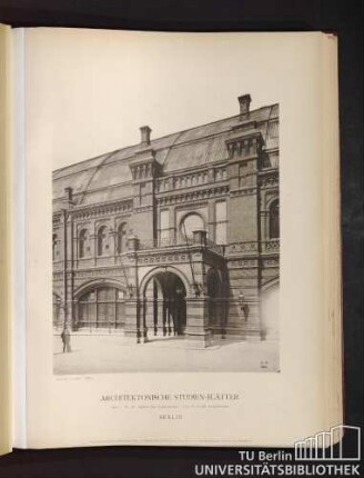 Serie I. No. 28. Stadtbahnhof Friedrichstraße. Berlin.