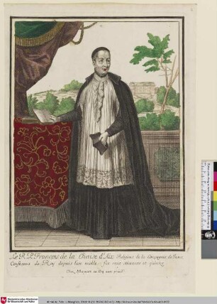 Le R P François de la Chaise d'Aix