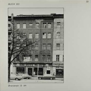 Fotografie: Oranienstr. 13, 1983
