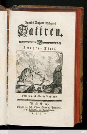 Th. 2: Gottlieb Wilhelm Rabeners Satiren