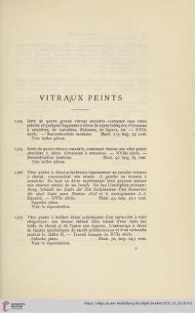 Vitraux peints (No. 1504 - 1525)