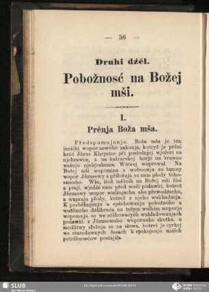 Druhi dźěl
