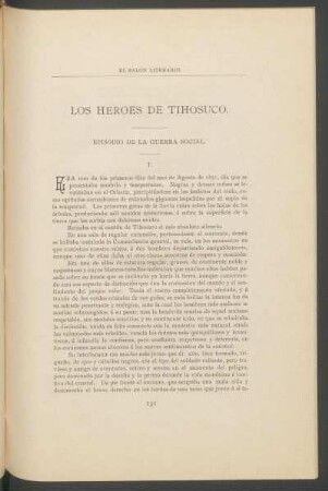 Los héroes de Tihosuco. : Episodio de la guerra social.