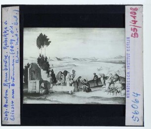 Ramboux, Rebekka und Elieser am Brunnen (1819) (Berlin AN A II 726)