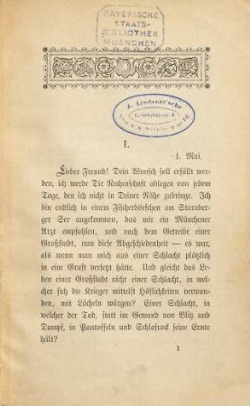 Am Starnberger See : Novelle von Wilhelm Walloth