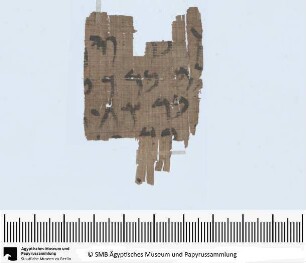 Aramäischer Papyrus, aramäische Version der Behistun‚ Inschrift Dareios’ I., Fragment
