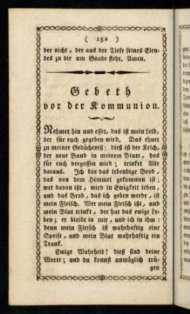 182-193, Gebeth vor der Kommunion. Nach der Kommunion.