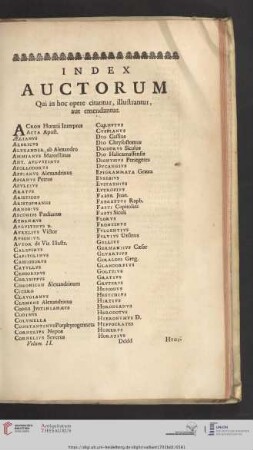 Index Auctorum