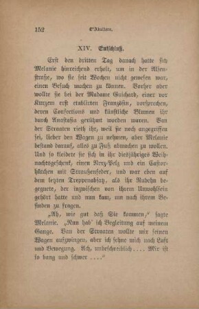 XIV. Entschluß