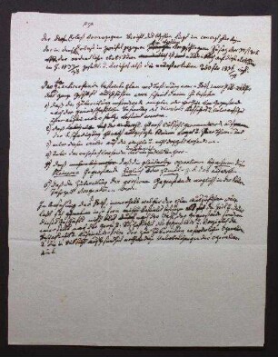 Geschenkte Gegenstände des Freiherrn von Ludwig
