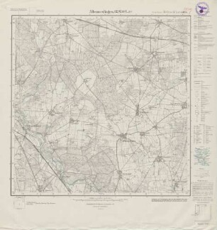2829 (alte Nr.: 1382) Altenmedingen, Meßtischblatt (4cm - Karte)