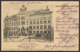 Ansichtskarte „Victoria zu Berlin“, Lindenstraße