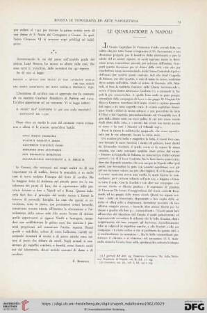Le quarantore a Napoli