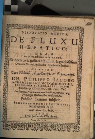 Disp. med. de fluxu hepatico
