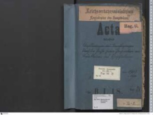 Presse sowie Personalien von Redakteuren und Schriftstellern
