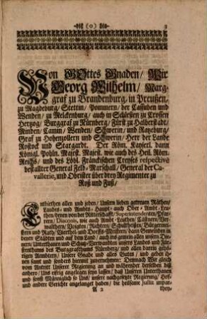 Hoch-Fürstlich Brandenburgisch-Culmbachische Landesconstitution